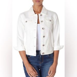 Kensie jeans white denim jacket